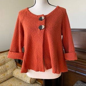 Vintage Orange Cardigan